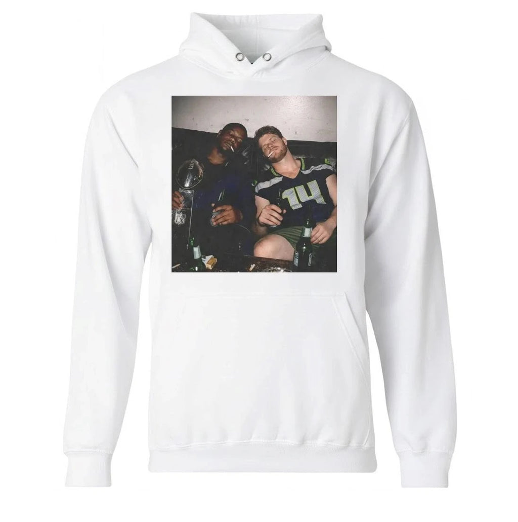 Ernest Jones and Sam Darnold Drinking and Smoking Shirt