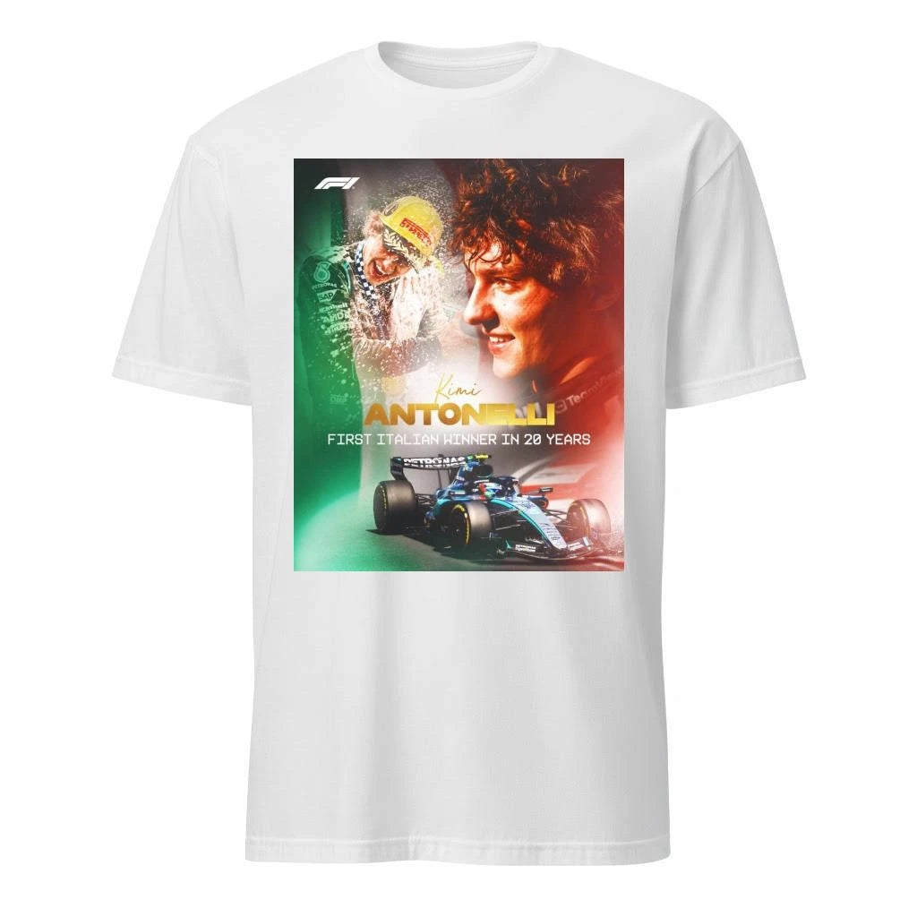 F1 Kimi Antonelli First Italian Winner In Chinese Grand Prix 2026 Shirt