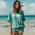 The Beach Is My Therapy Tshirt, Blue Lagoon