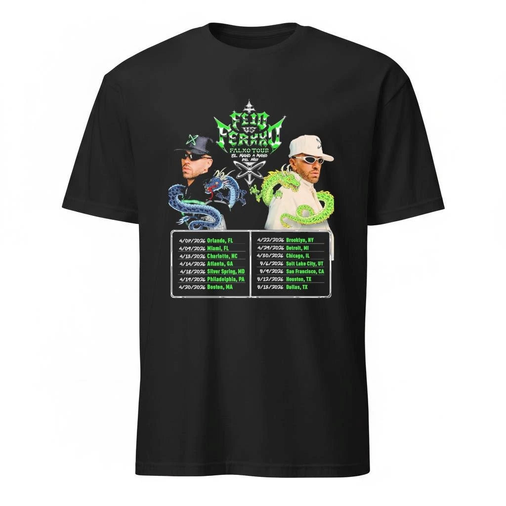 Feid Ferxx 2026 North America Tour Dates El Mano A Mano Del Ano Shirt