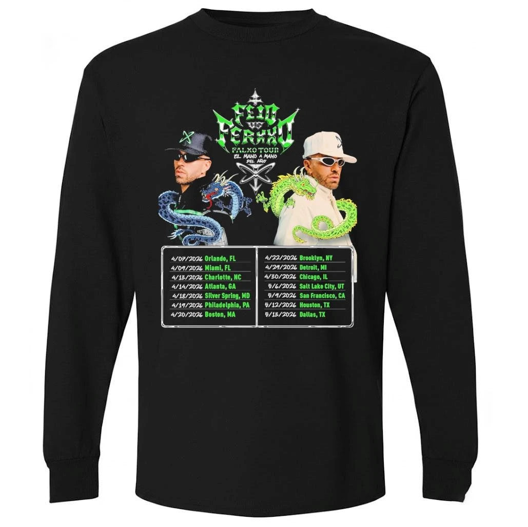 Feid Ferxx 2026 North America Tour Dates El Mano A Mano Del Ano Shirt