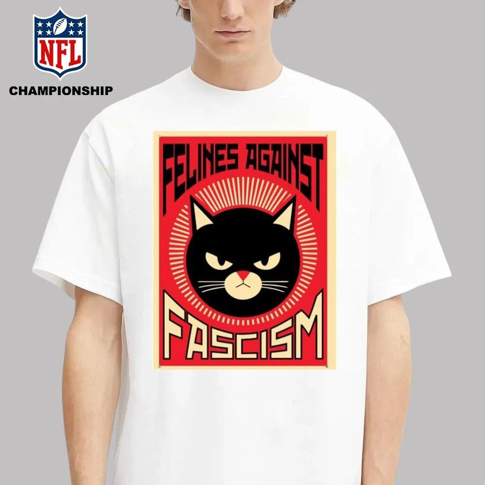 Felines Against Fascism Lorenzo The Cat Shirt