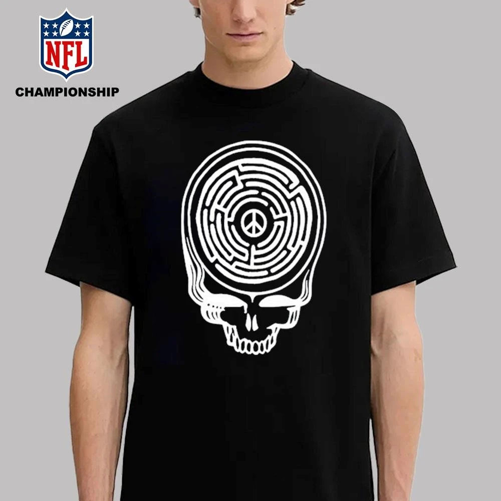 Find Peace Black Cre Neck Shirt