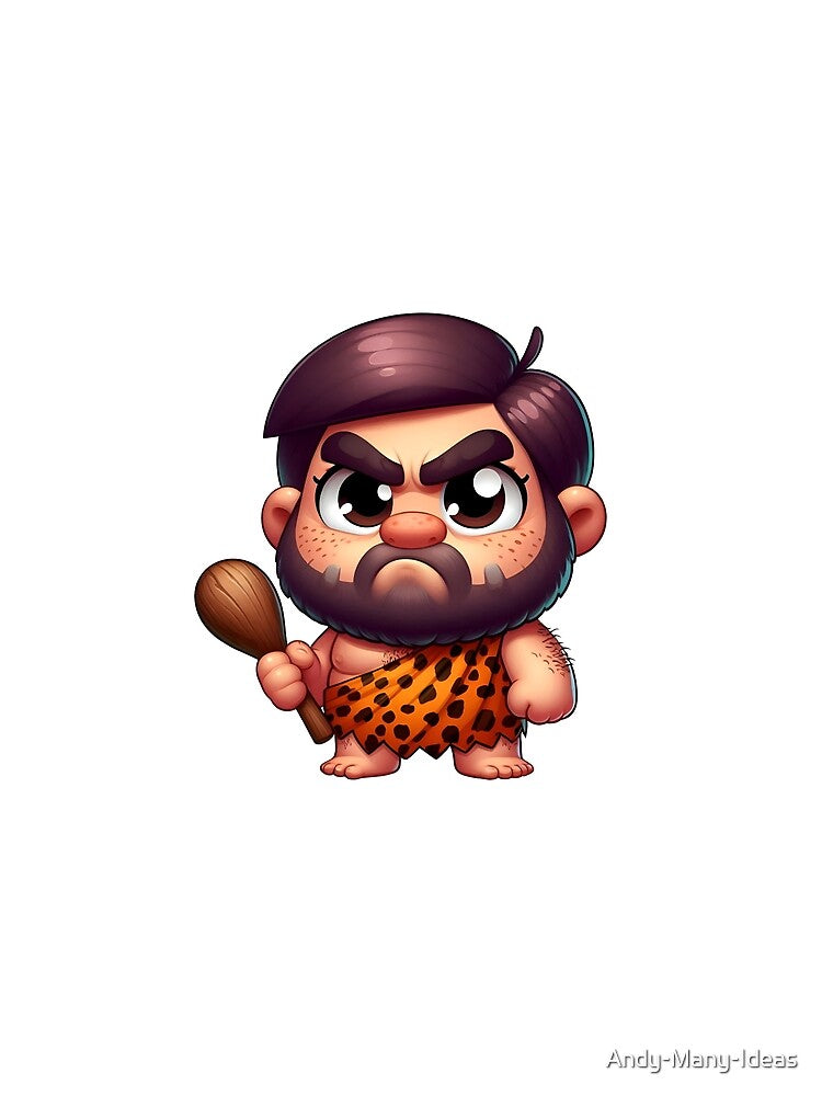 Grumpy Grug: The Cutest Caveman Conundrum by Andy-Many-Ideas