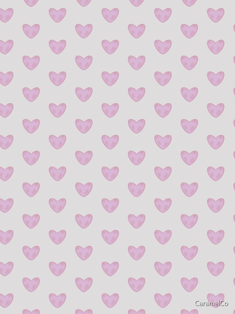 Pastel Lavender Aura Hearts – Soft Aesthetic Pattern by CaramelCo