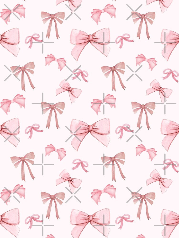 Pink Bows Coquette by Heather  Wheeler