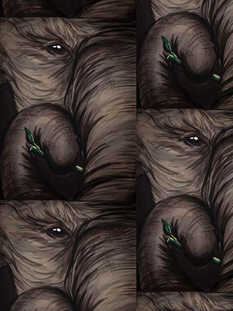 Asian Elephant | Endangered Faces by JohnNettlesArt