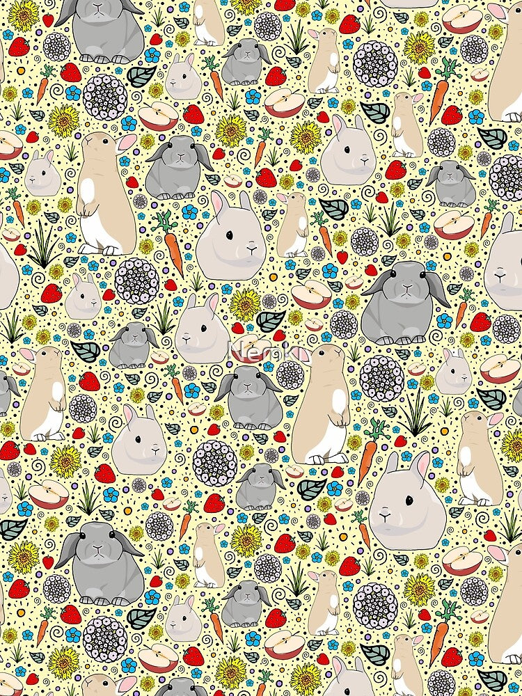 Rabbits in Yellow by Nemki