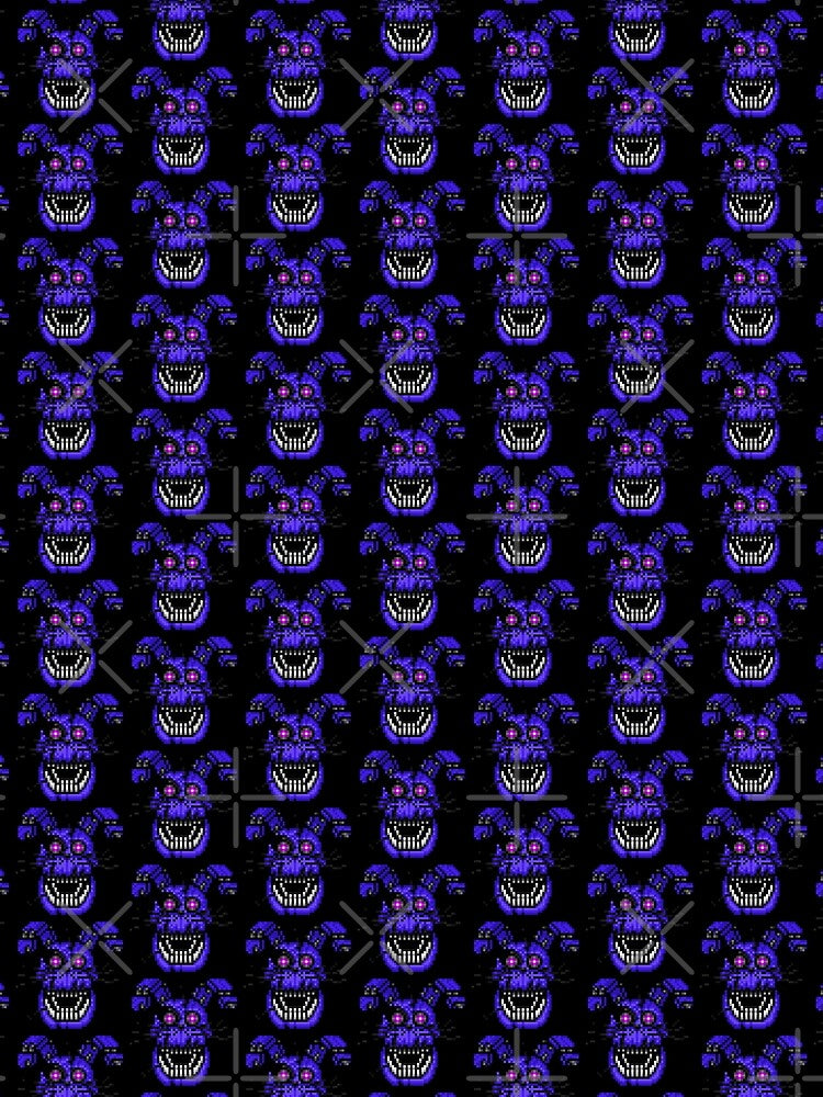Five Nights at Freddys 4 - Nightmare Bonnie - Pixel art by GEEKsomniac