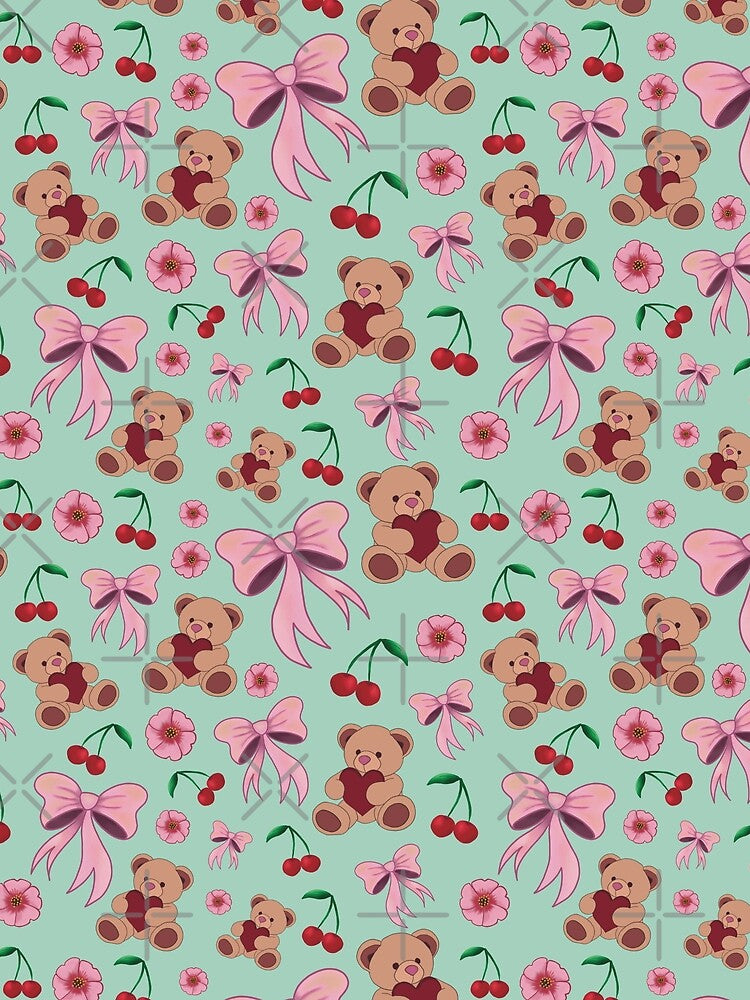 Coquette Aesthetic pattern by DandelionGroveStudio
