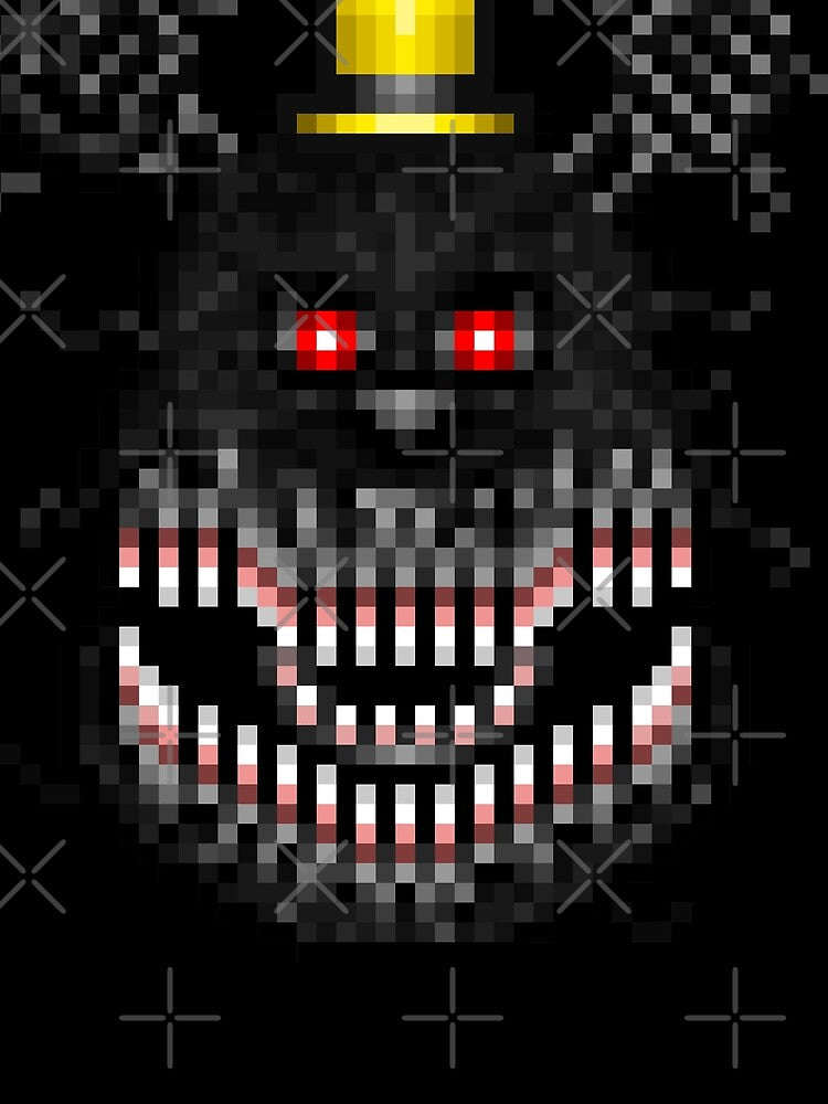 Five Nights at Freddys 4 - Nightmare! - Pixel art by GEEKsomniac
