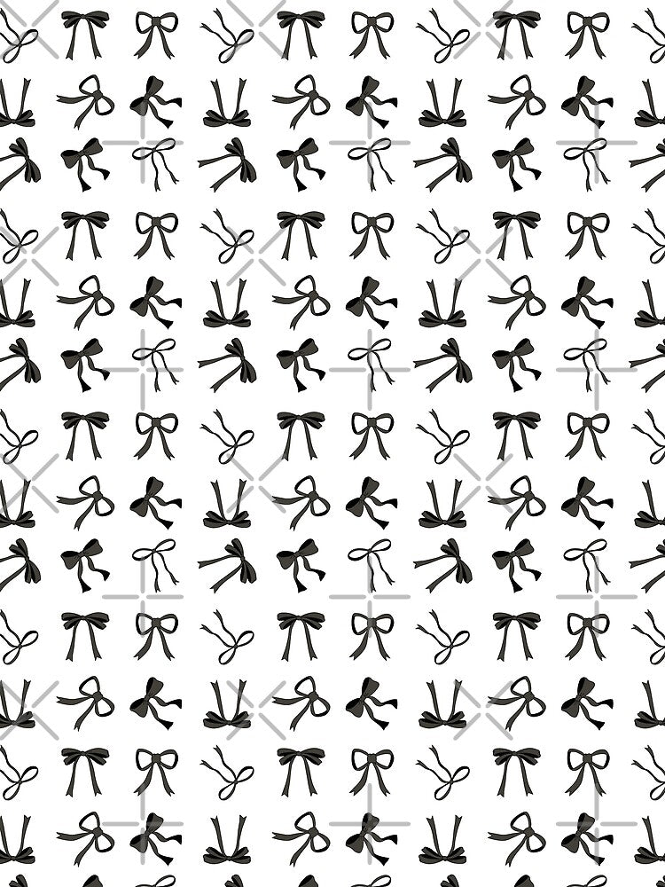 Coquette black Bows by Nemcha-Tee
