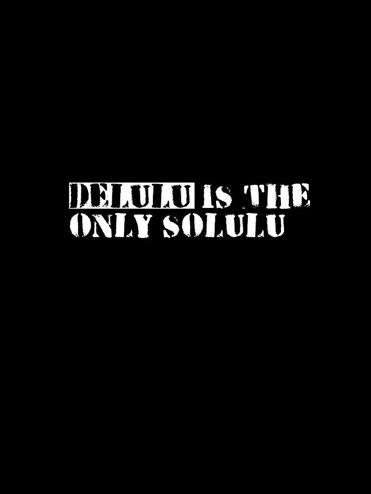 Delulu is the only solulu by FunnyShop67