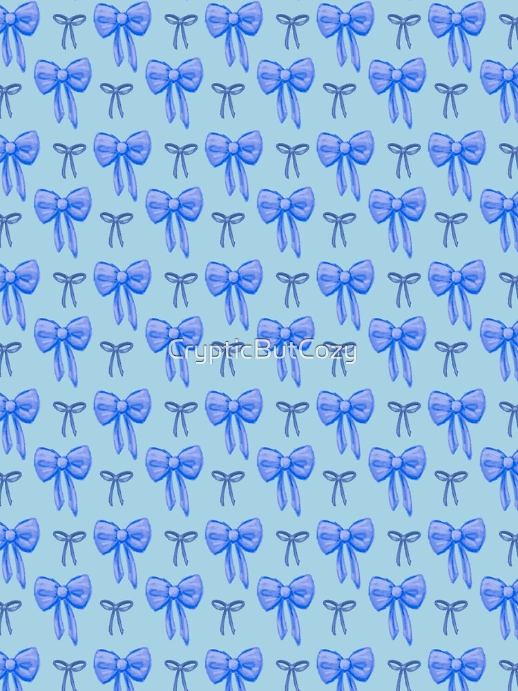 Blue Bows by CrypticButCozy