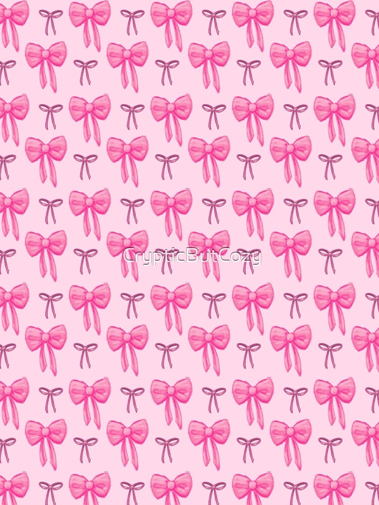 Pink Bows by CrypticButCozy
