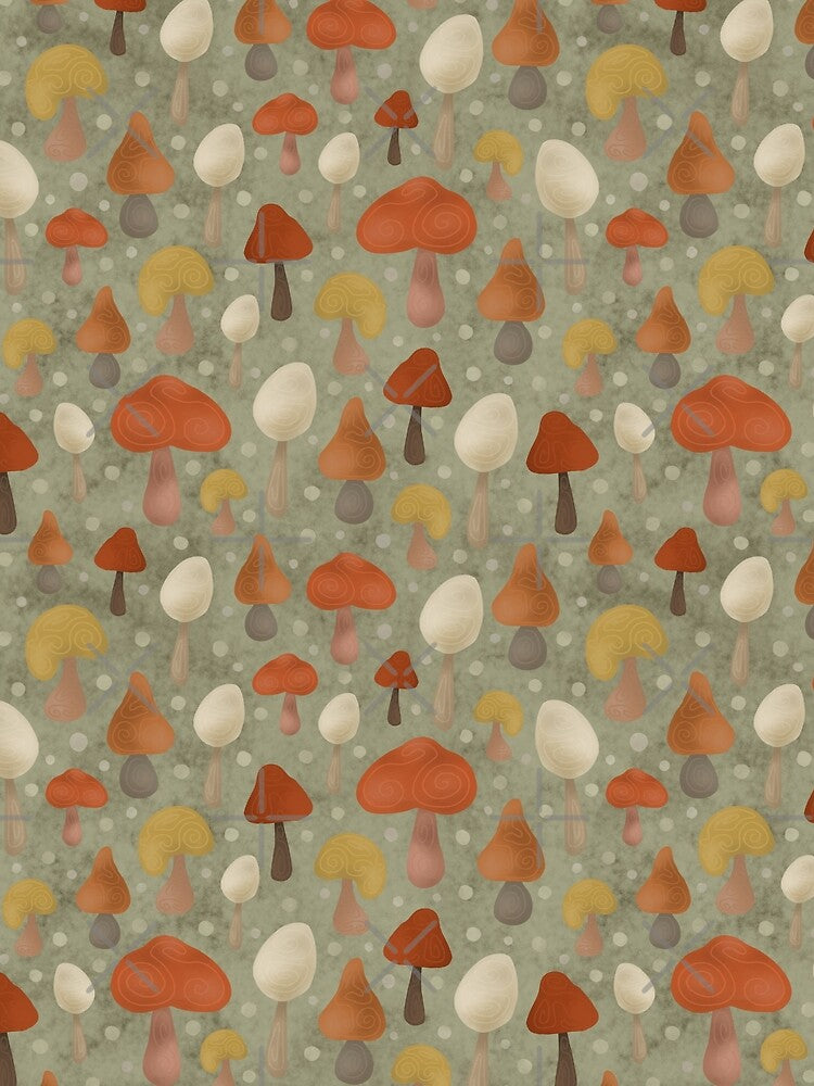 Cottagecore Mushrooms Psychedelic by NinniShop