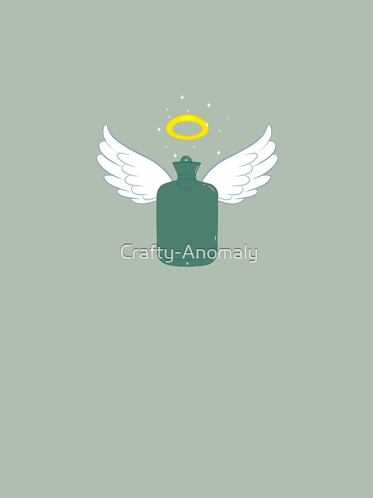 Holy Grail Hot Water Bottle - Emotional Support Chronic Illness Humor by Crafty-Anomaly