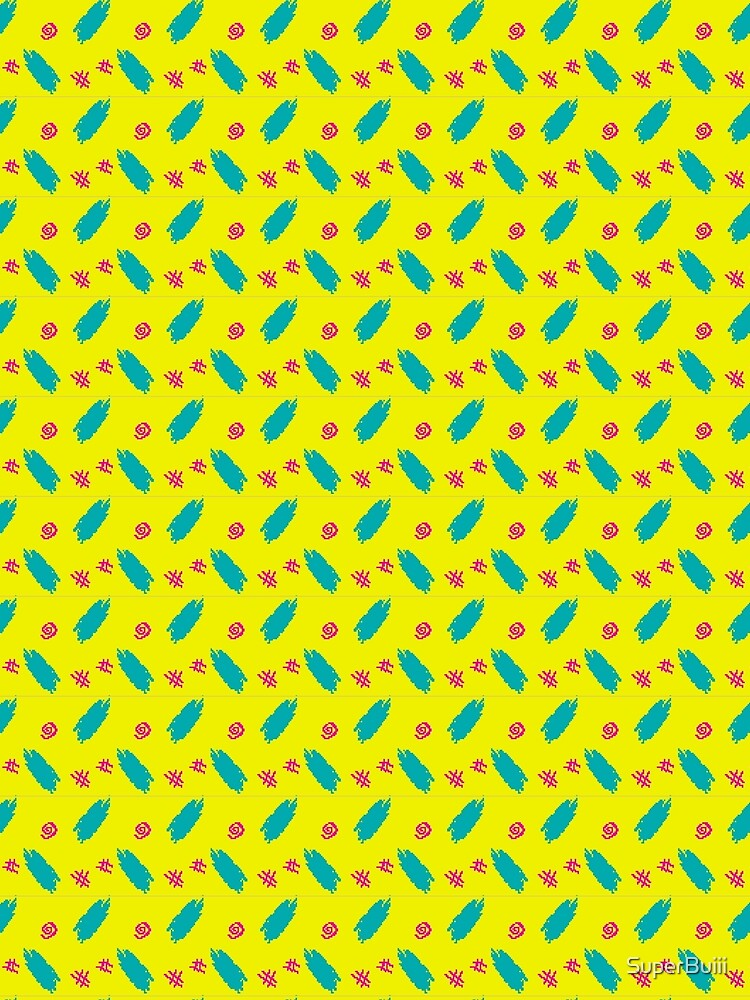 Retro Pixel Swirl Hash Pattern by Now Loading...