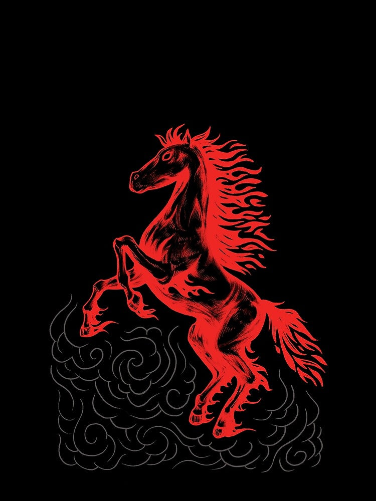 Red Fire Horse by ShaireProd
