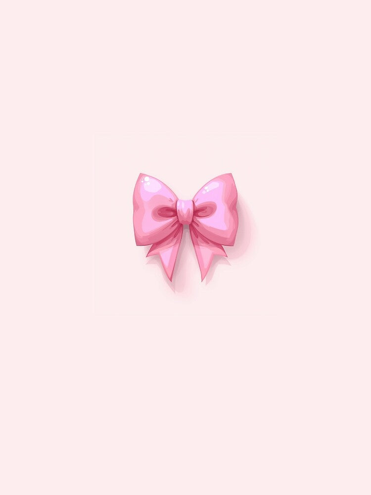pink bow design by DesignsByDevika
