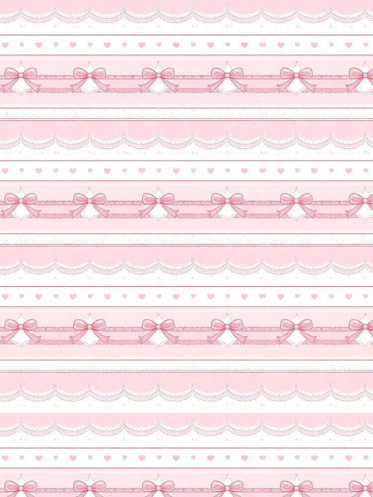 Coquette bow stripes by Roxburylane
