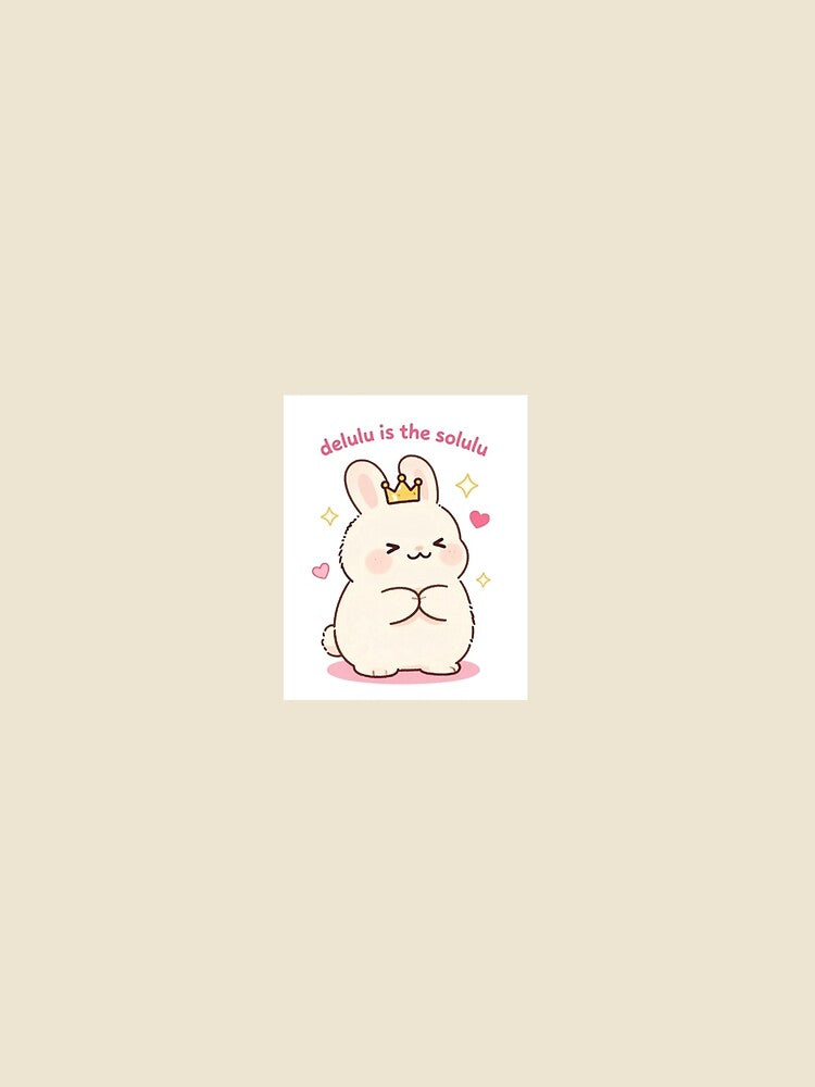 “Delulu Is Solulu Gen Z Sticker” by sweetykumariii
