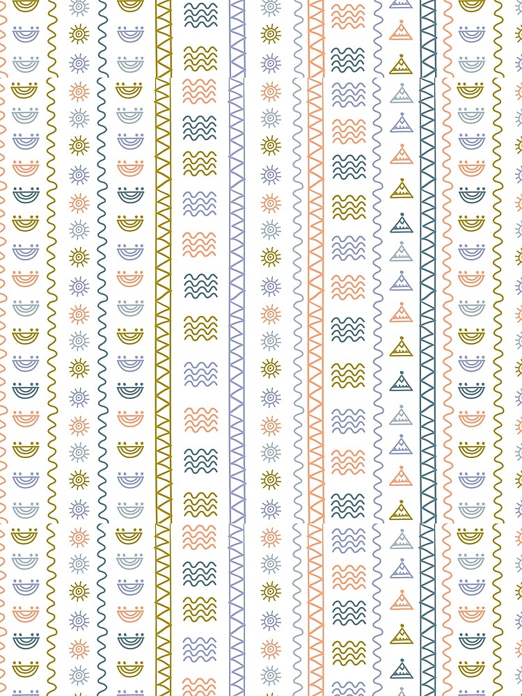 Hand drawn ethnic boho style vector pattern by Familyshmot
