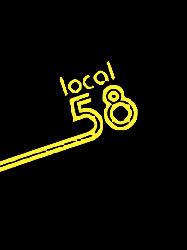 Local 58 Logo 1970s Stripes by inb4