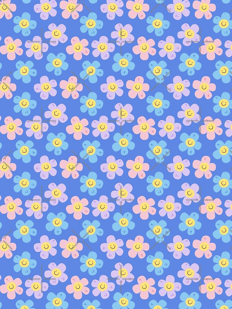 Blue Flower Pattern by MadeByBeata
