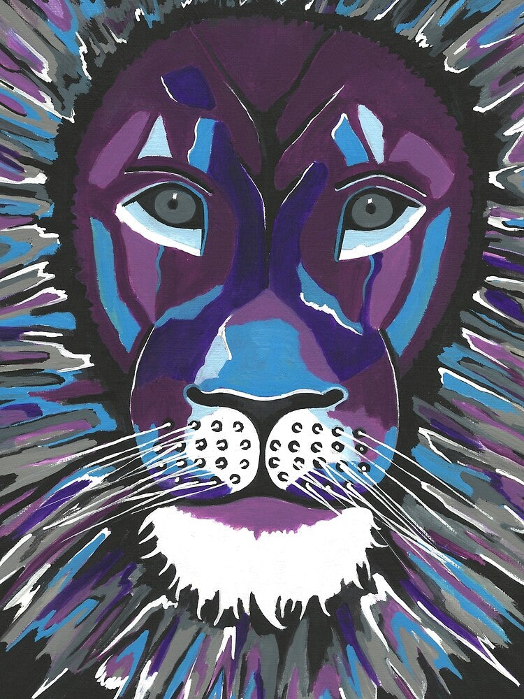 Majestic Lion Artwork by Sartoris Art