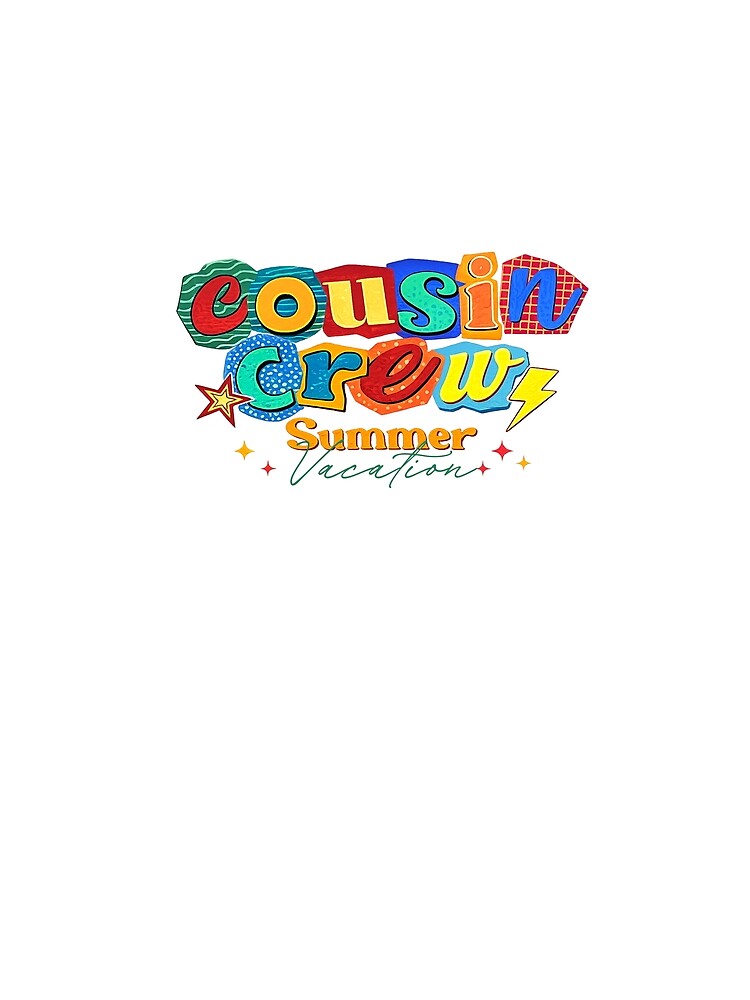 Cousin Crew 2026 Summer Vacation Beach Family Trips Matching T Shirts Tees for Men Women Kids by InkStormPro