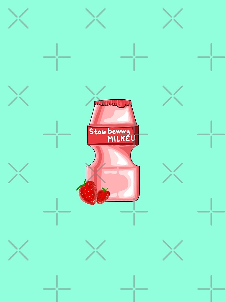 Strawberry milk cute by GlamCha-Art