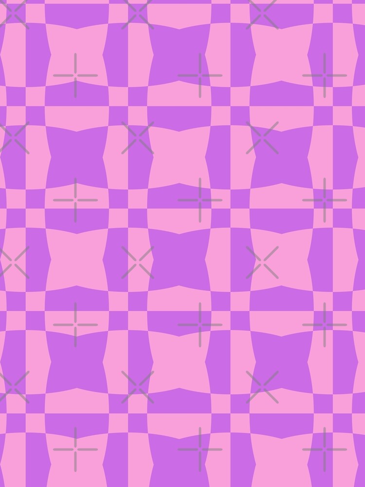 Pink & Purple Geometric Pattern by MadeByBeata