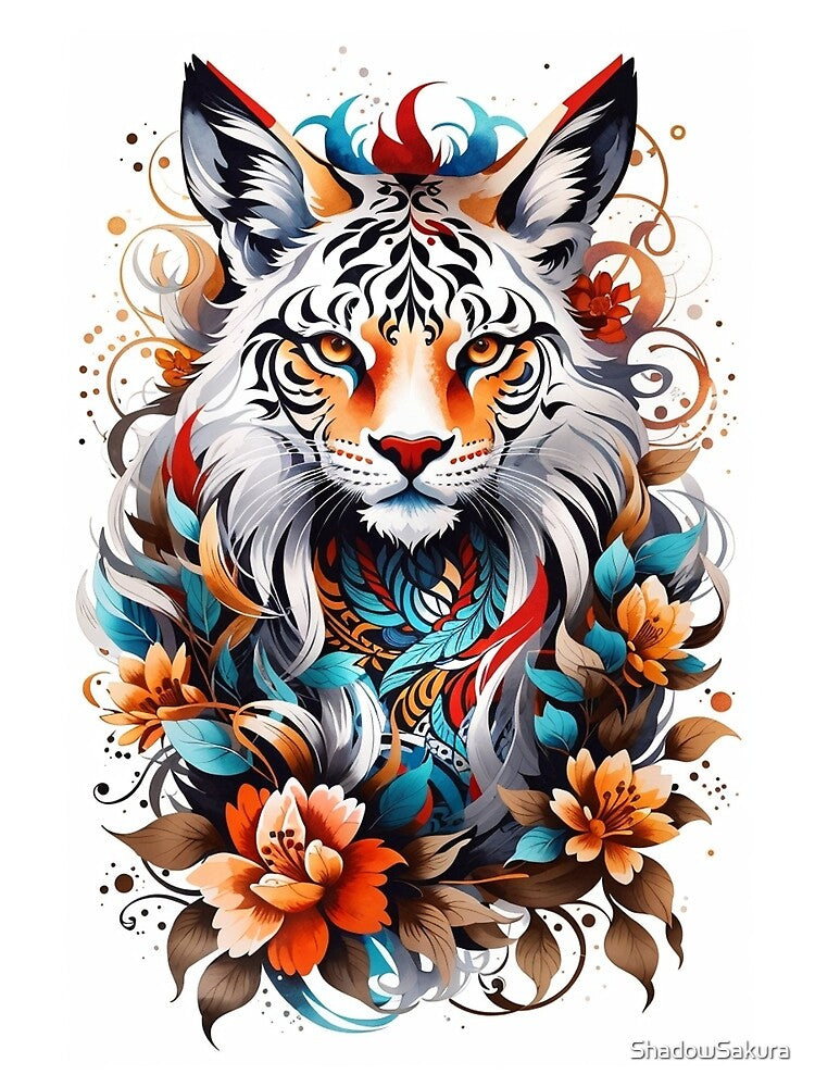 Radiant Wilderness: Colorful Lynx V2 by ShadowSakura