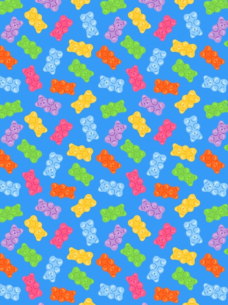 Rainbow Gummy Bear Pattern by Kusaka.art