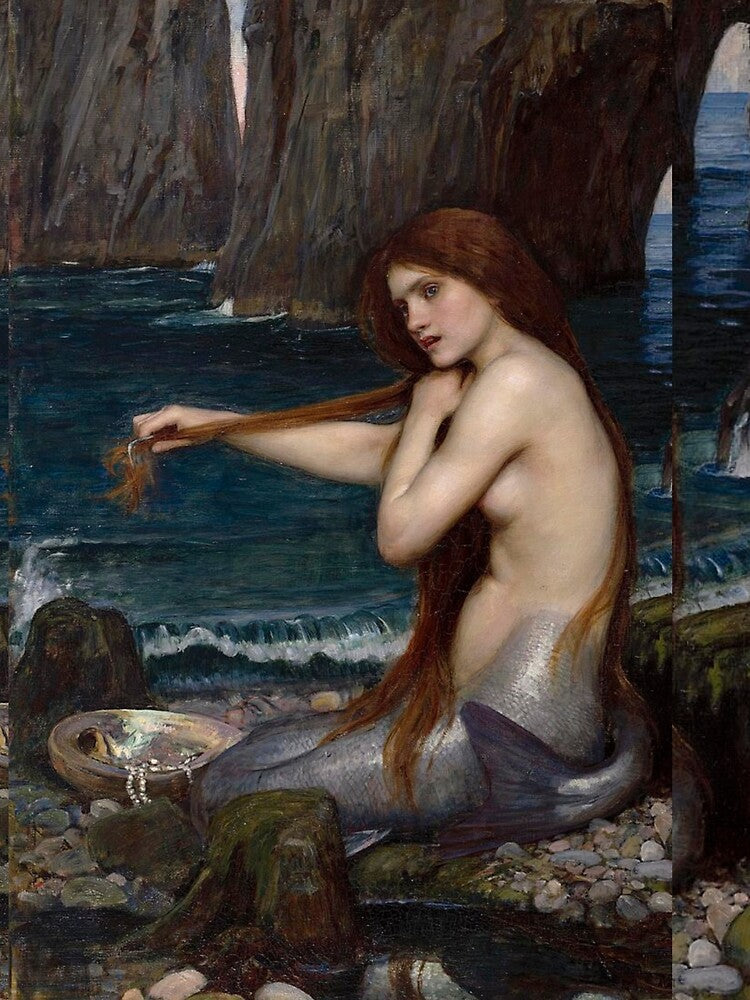 Mermaid painting by Bunniesshop444