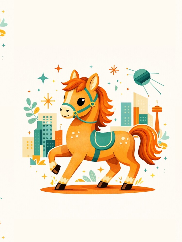 Cute City Horse – Year of the Horse Zodiac Adventure by PunchDrop