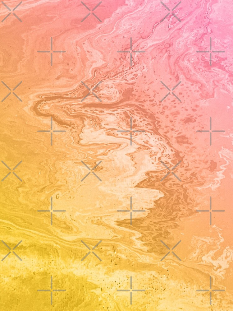 Pink and Light Sun Color Gradient  - Pastel Gradient - Pastel Pink and and Light Sun Marble by venella