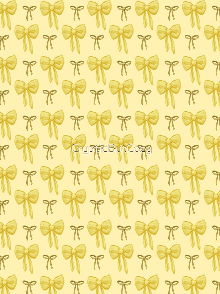 Butter Yellow Bows by CrypticButCozy