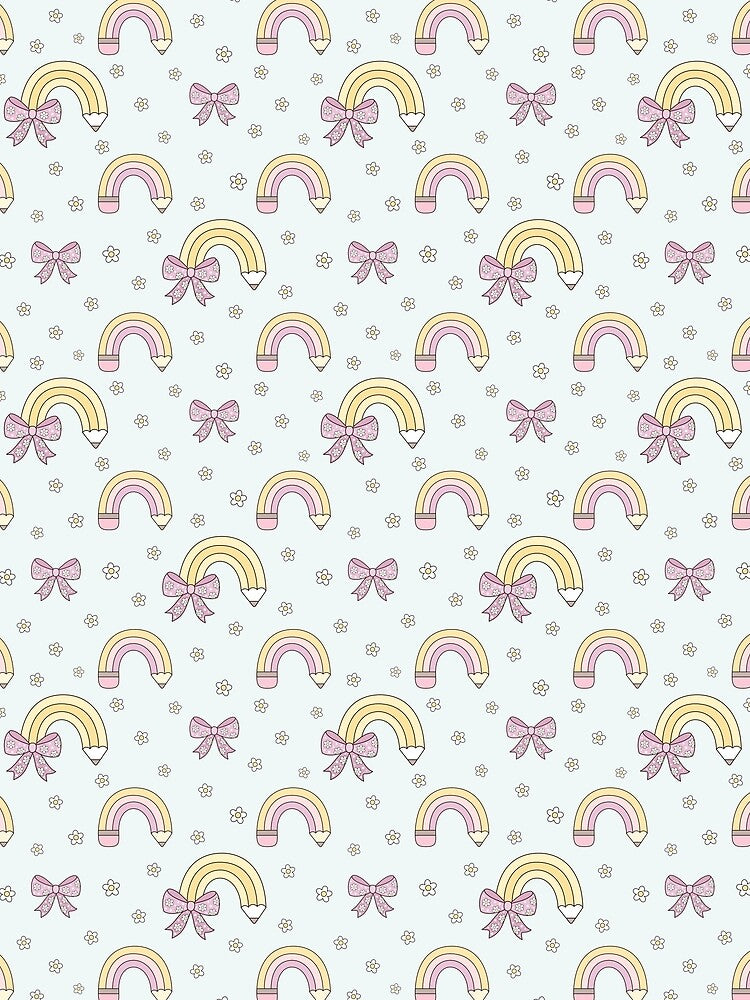 Coquette Pencil Bow - School Aesthetic by Julza Art