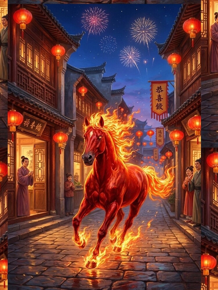 Chinese New Year 2026 Fiery Horse Festival Street by PunchDrop