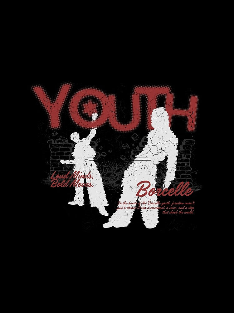 Red and White Grunge Streetwear YOUTH T-Shirt by YourEnvy