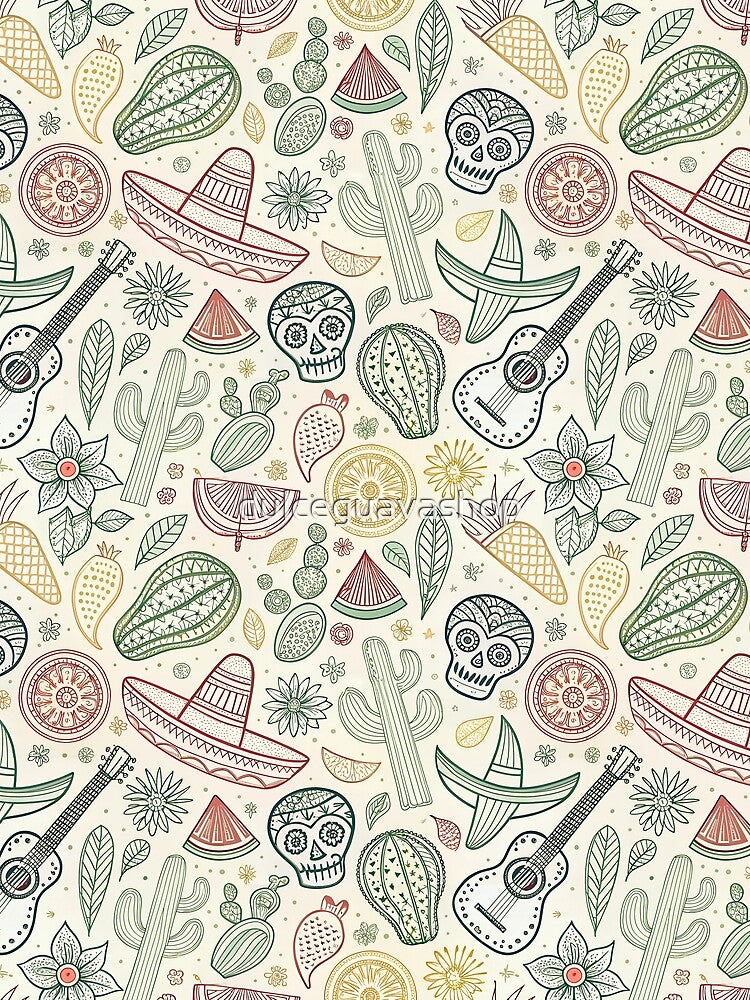 Mexico Culture and Everyday Icons Art by dulceguavashop