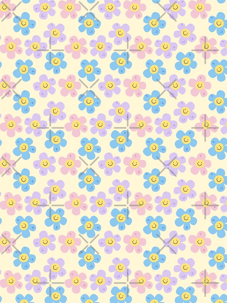 Yellow Flower Pattern by MadeByBeata