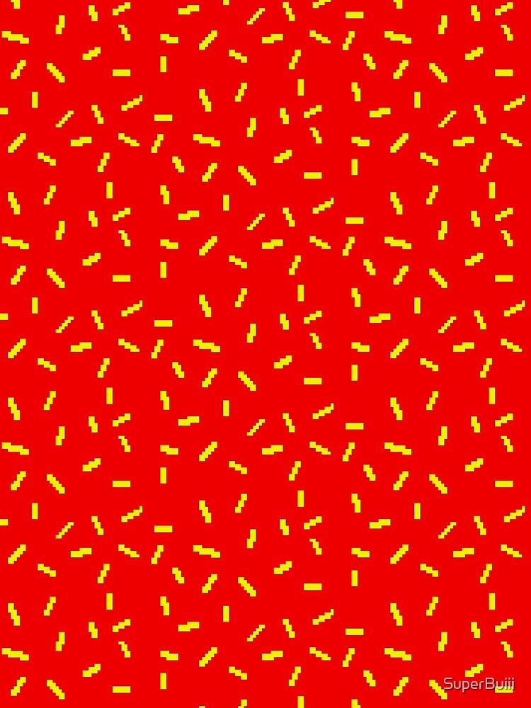 Retro Pixel Fry Pattern by Now Loading...