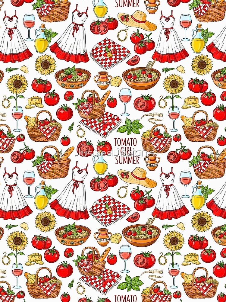 Tomato Girl Summer Dress by JustiesDesigns