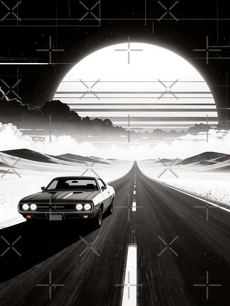 Black Highway SynthScene by SynthRaccoon
