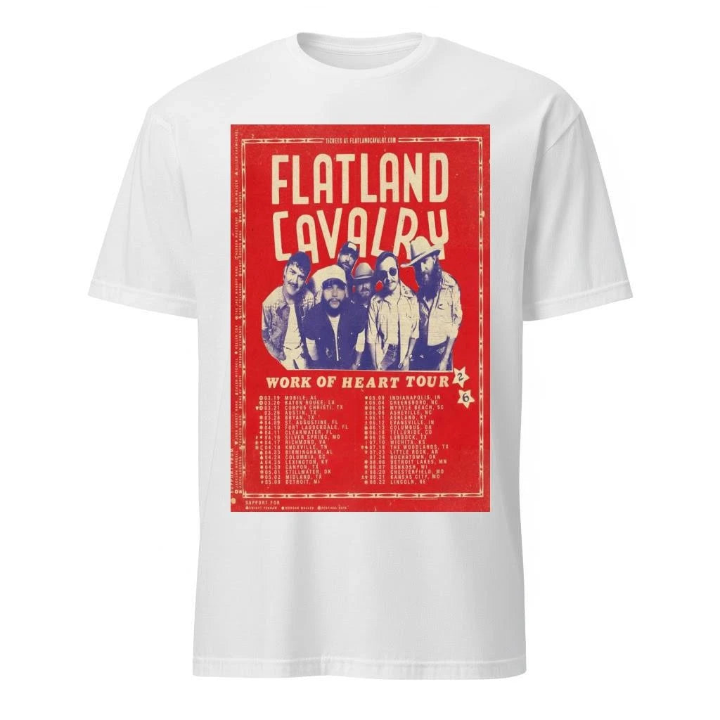 Flatland Cavalry Work Of Heart Tour 26 Poster Shirt