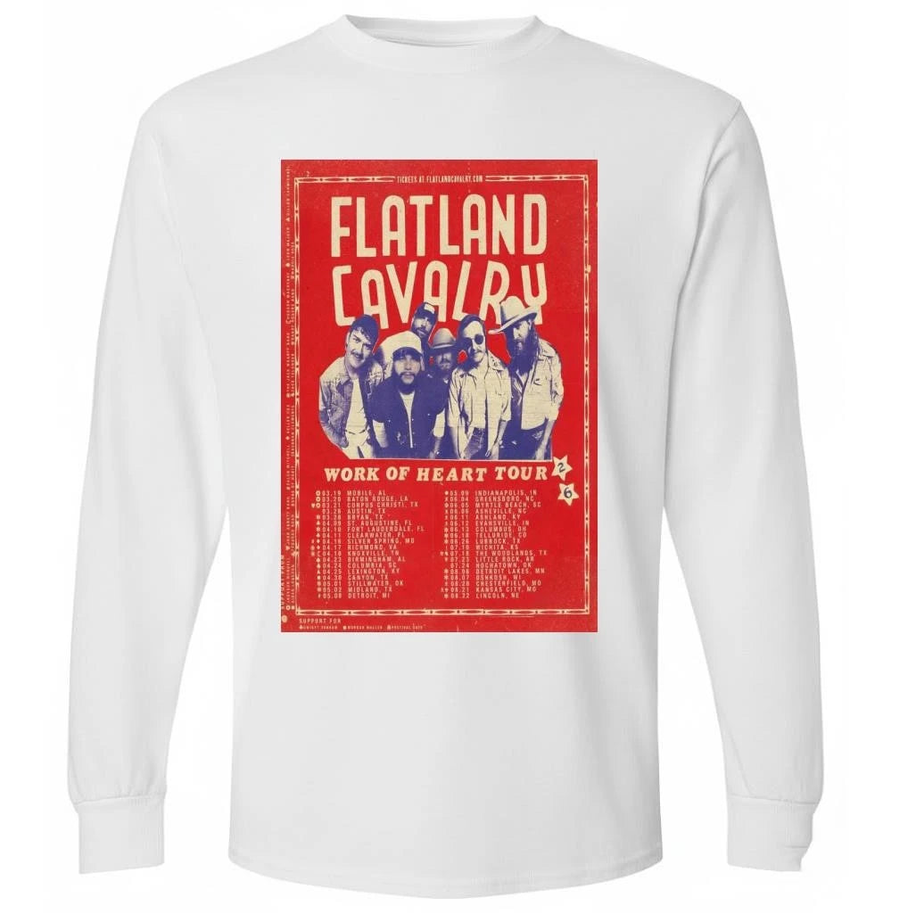 Flatland Cavalry Work Of Heart Tour 26 Poster Shirt