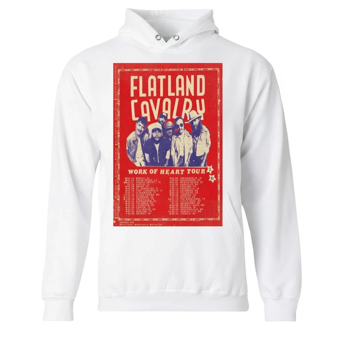 Flatland Cavalry Work Of Heart Tour 26 Poster Shirt